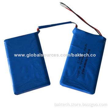 Lithium-ion polymer battery pack, 785080P 4S1P, 14.8V, 4,100mAh, 60.68Wh, with protect circuit